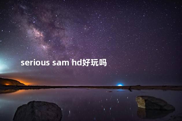 serious sam hd好玩吗 wii游戏哪个好玩